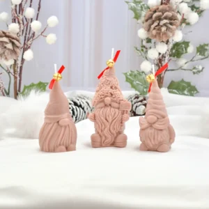 Velas Navideñas Gnomos