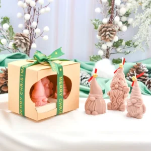 Velas Navideñas Gnomos