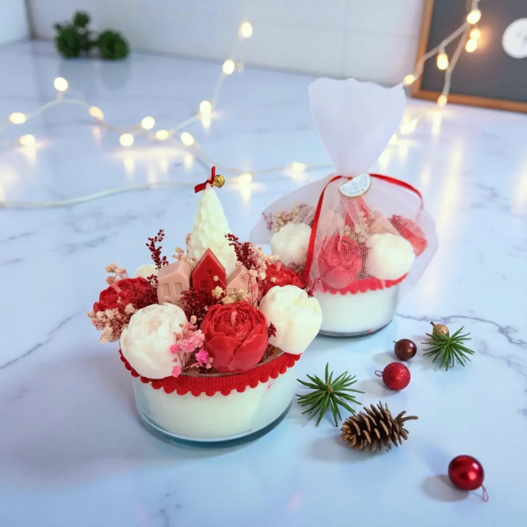 velas navideñas Bouquet de Navidad