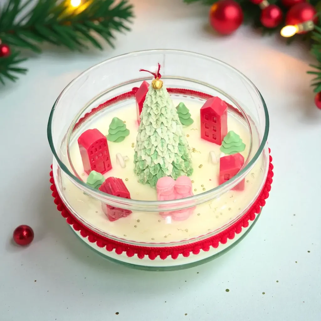 Velas navideñas plafón de nacimiento